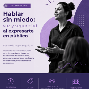 Hablar sin miedo: voz y seguridad al expresarte en público